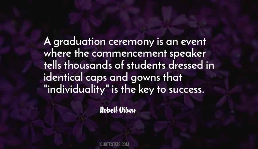Quotes On Graduation Success #254030