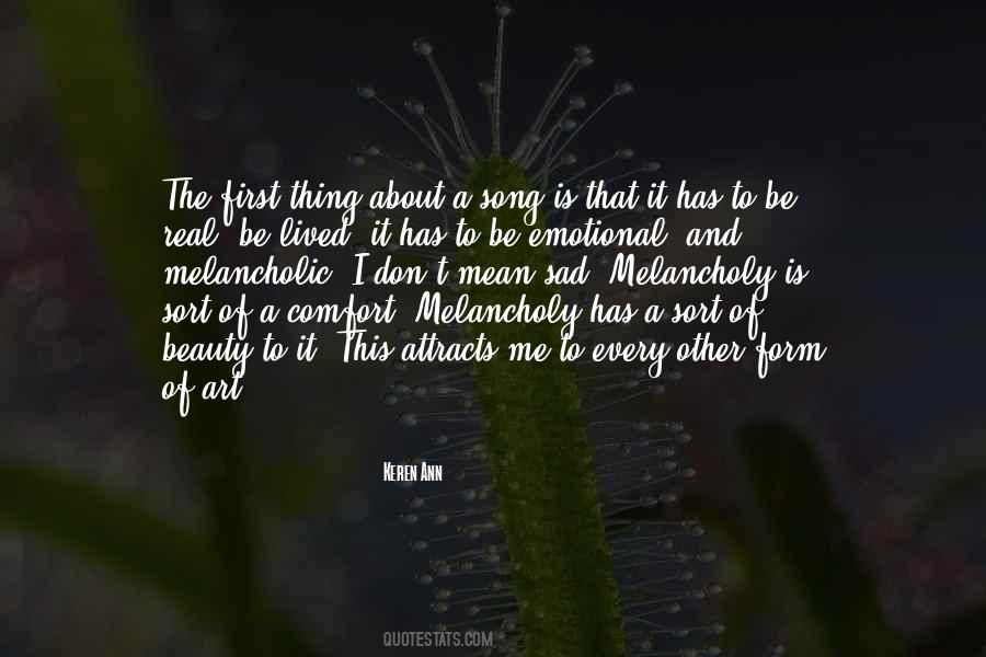 Sort Of Sad Quotes #368878