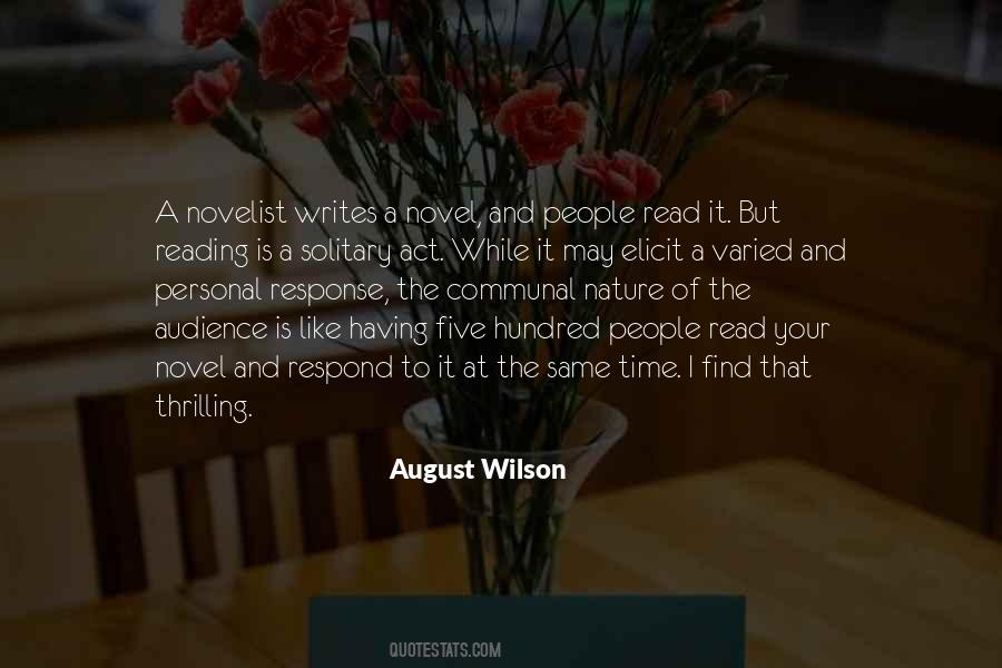 Quotes About Novel Reading #490499