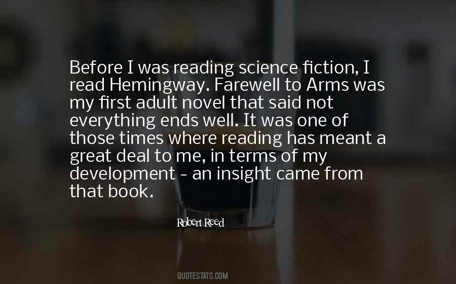 Quotes About Novel Reading #549453