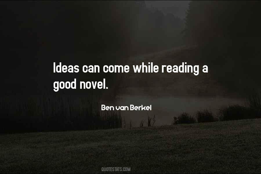 Quotes About Novel Reading #652193