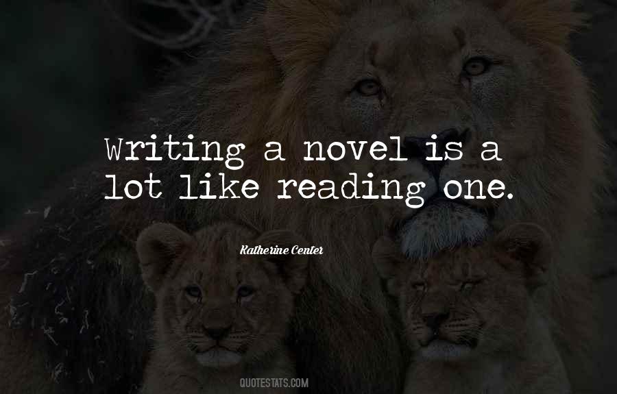 Quotes About Novel Reading #777889