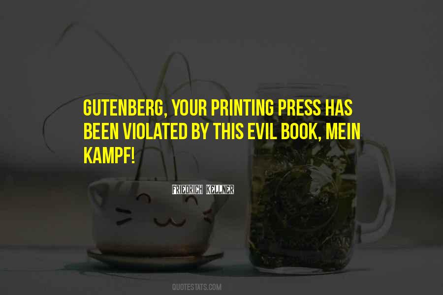 Gutenberg Press Quotes #296208