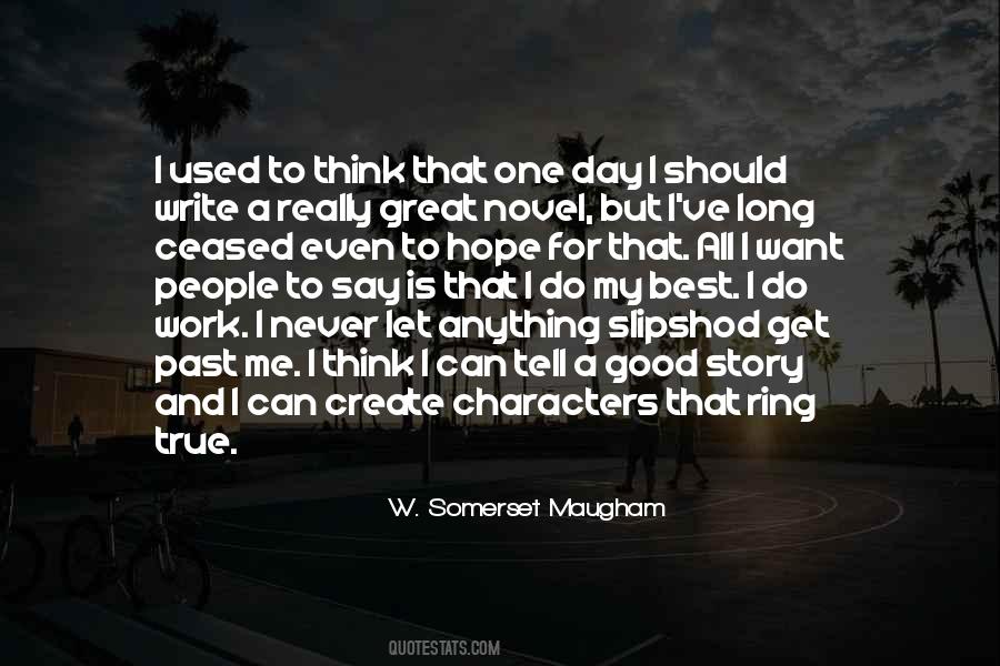 Quotes About Novel Characters #1112994
