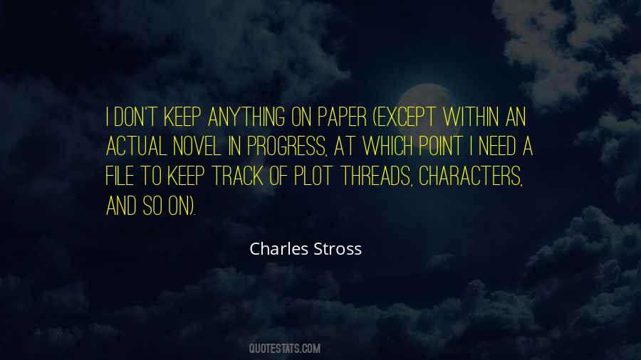 Quotes About Novel Characters #741219