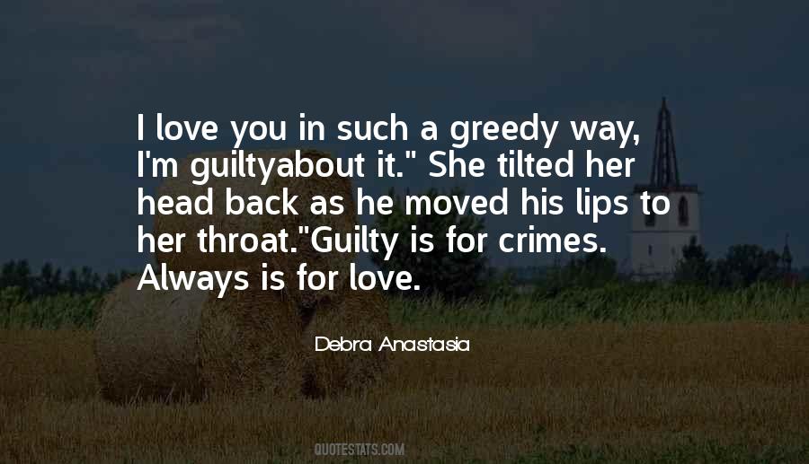 Quotes On Guilty Love #518303