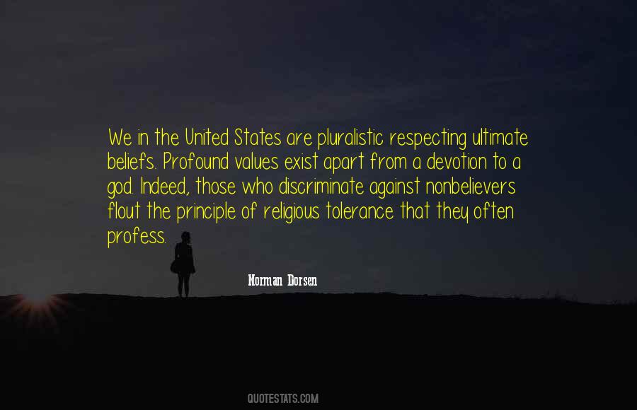 Religious Values Quotes #1751965