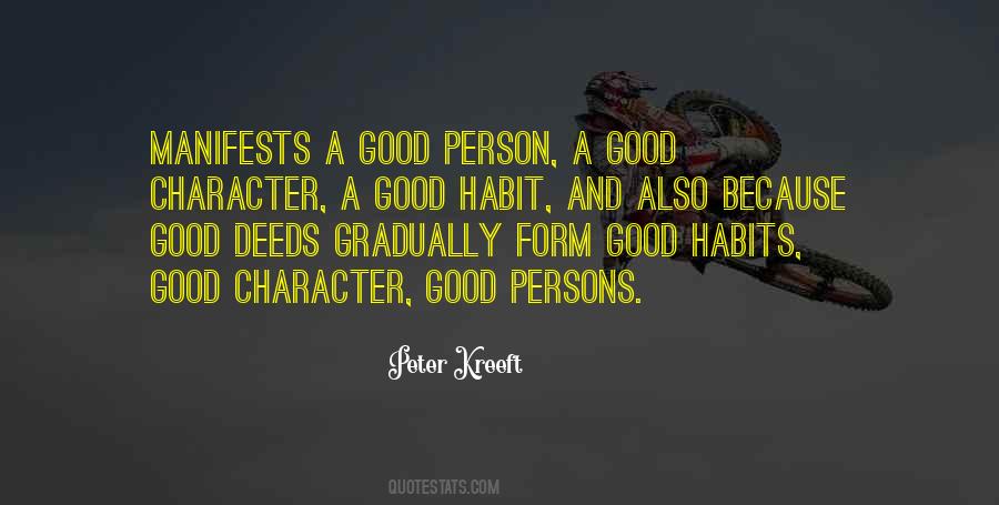 Quotes On Habits And Character #1104216