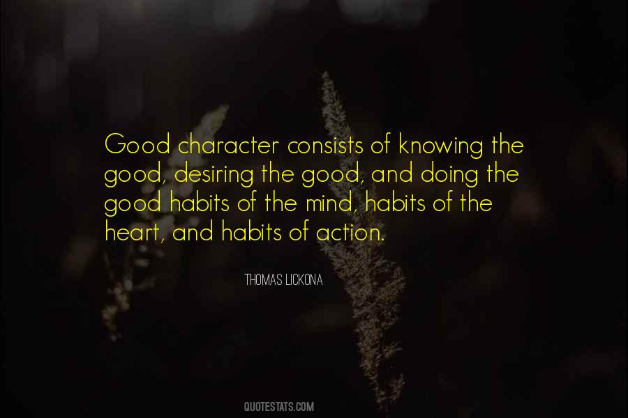 Quotes On Habits And Character #1302996