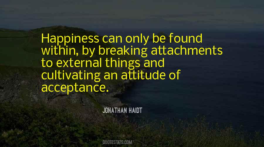 Quotes On Happiness And Attitude #1692254