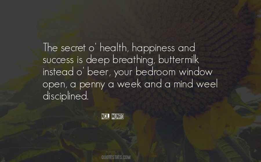 Quotes On Happiness And Health #205777