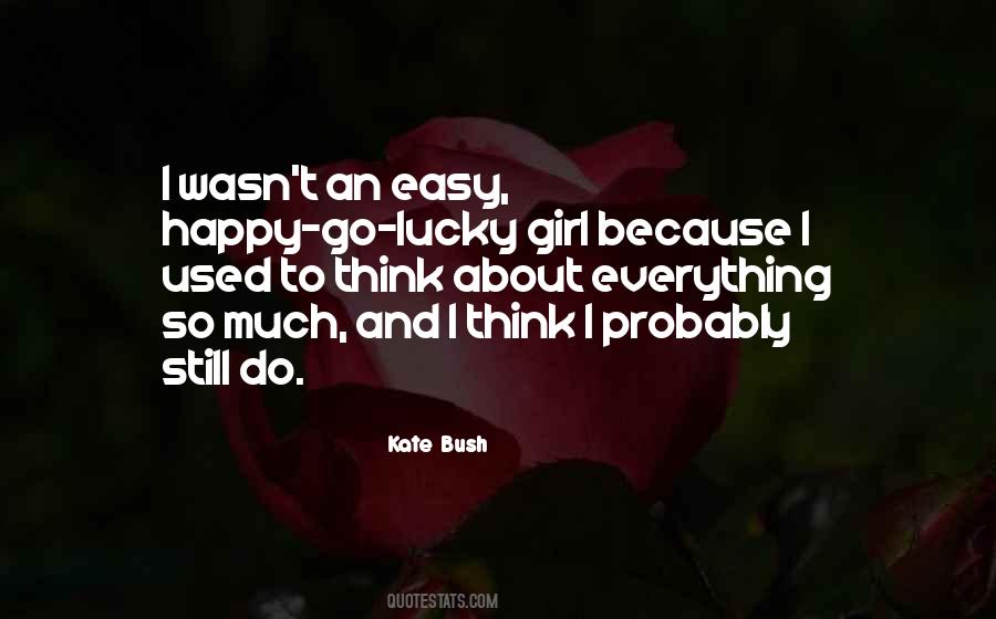 Quotes On Happy Go Lucky Girl #383320