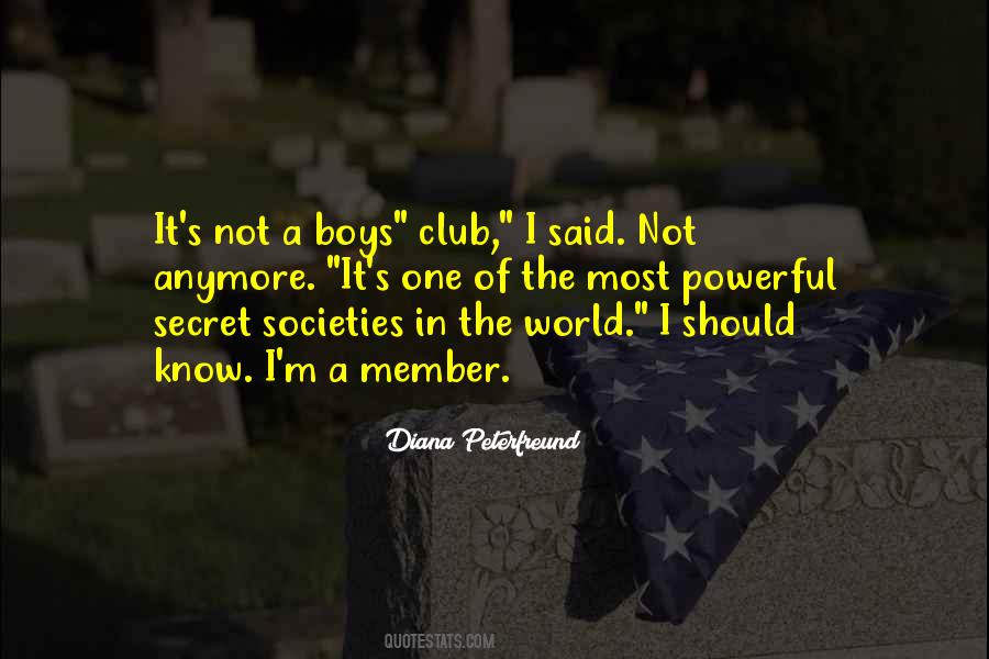 Boys Club Quotes #168171