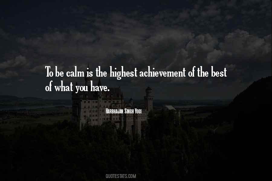 Quotes On Highest Achievement #1110802