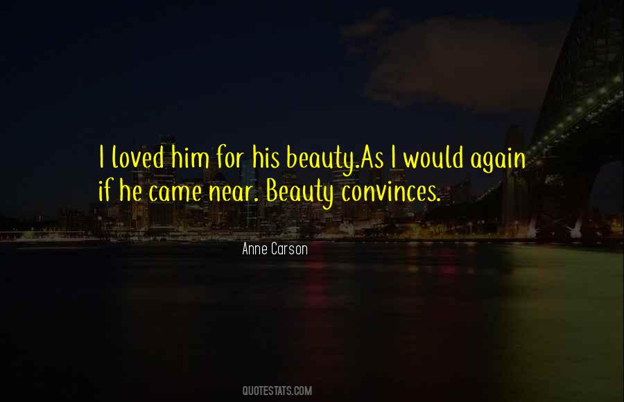 Quotes On His Beauty #678930