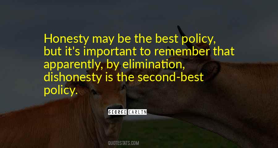 Quotes On Honesty And Dishonesty #231099