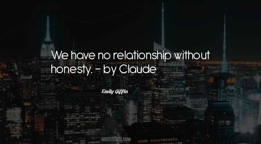 Quotes On Honesty In Relationships #723168