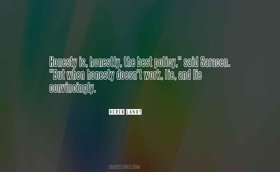 Quotes On Honesty Is Not The Best Policy #204364