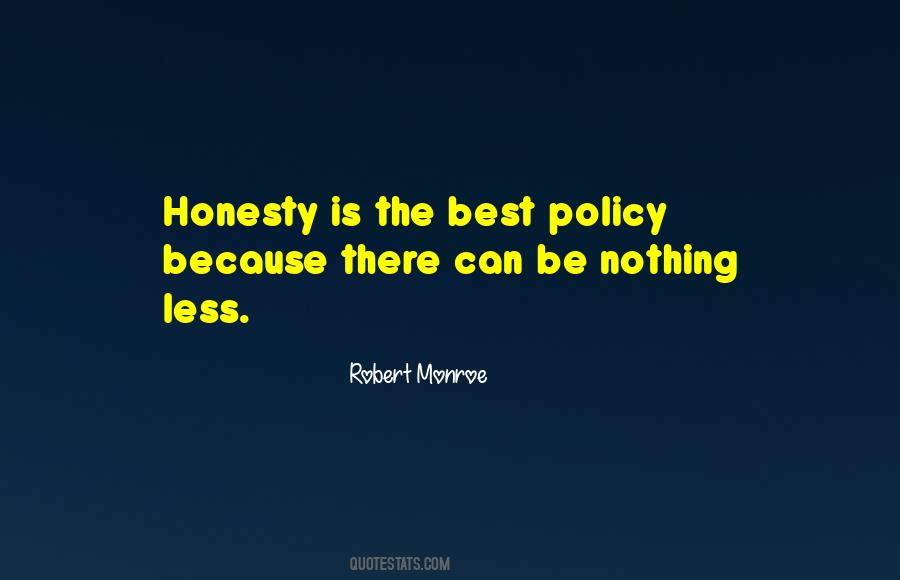 Quotes On Honesty Is Not The Best Policy #931175