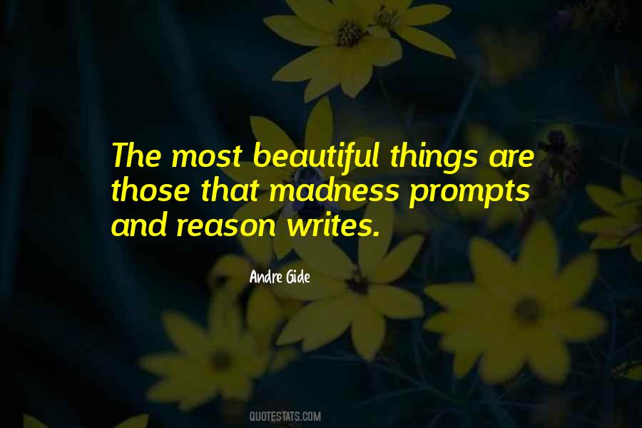 Most Beautiful Things Quotes #217949