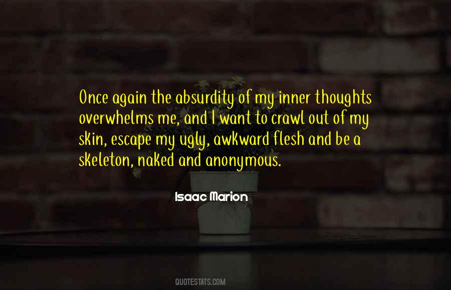Ugly Thoughts Quotes #338505