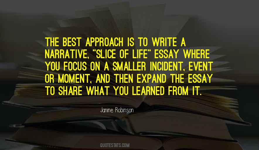 Quotes On How To Write An Essay #1296039