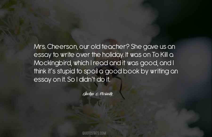 Quotes On How To Write An Essay #532396