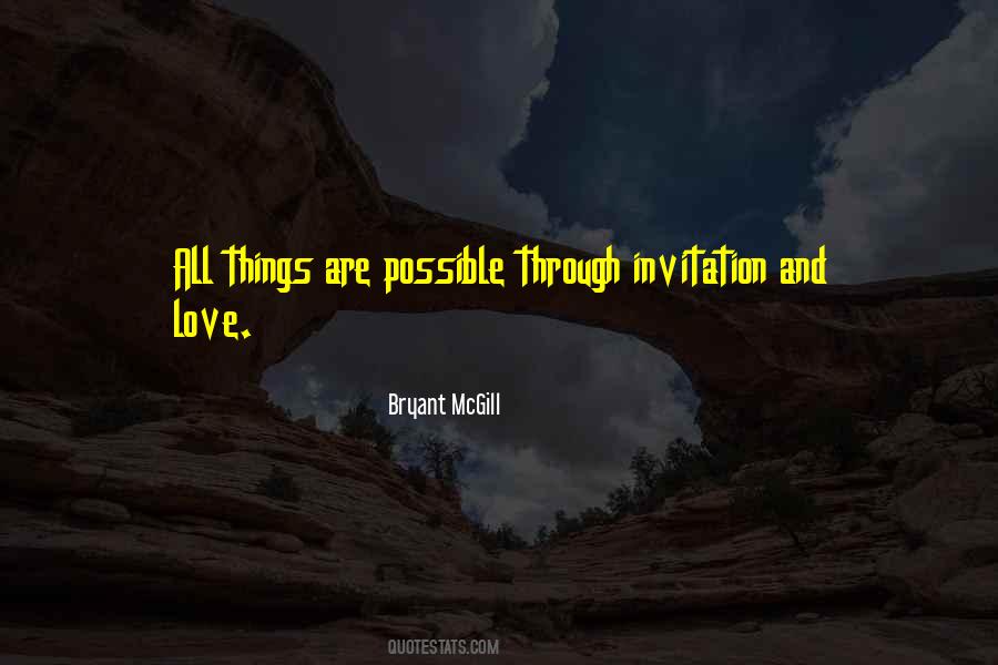 An Invitation To Love Quotes #1216432