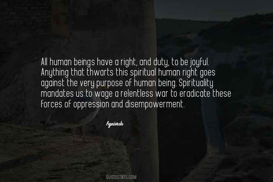 Quotes On Human Spirituality #688893