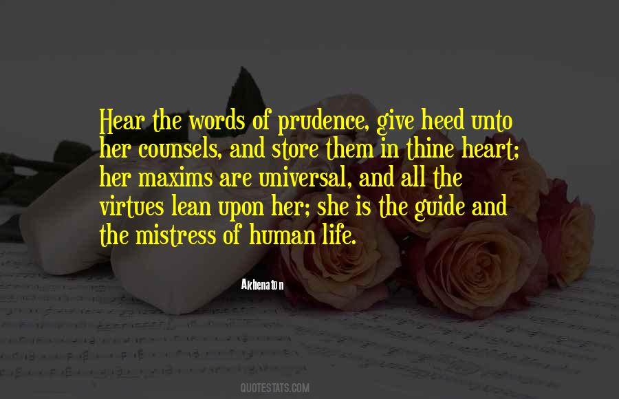 Quotes On Human Virtues #1188594