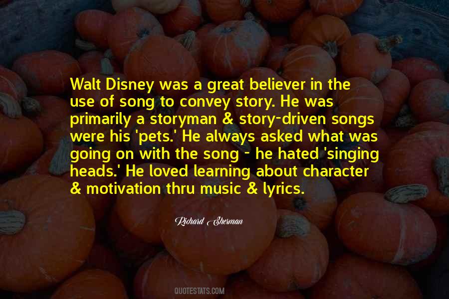Character Driven Quotes #1125208