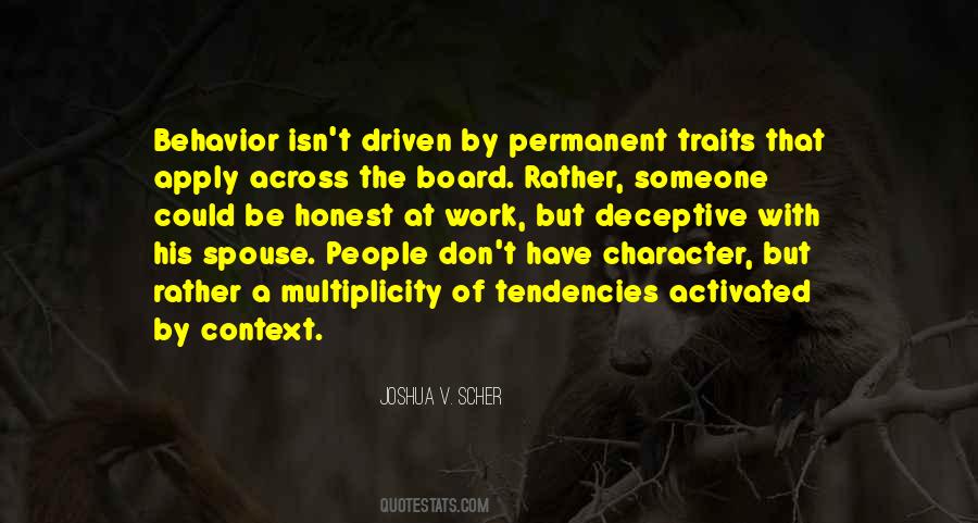 Character Driven Quotes #1435584