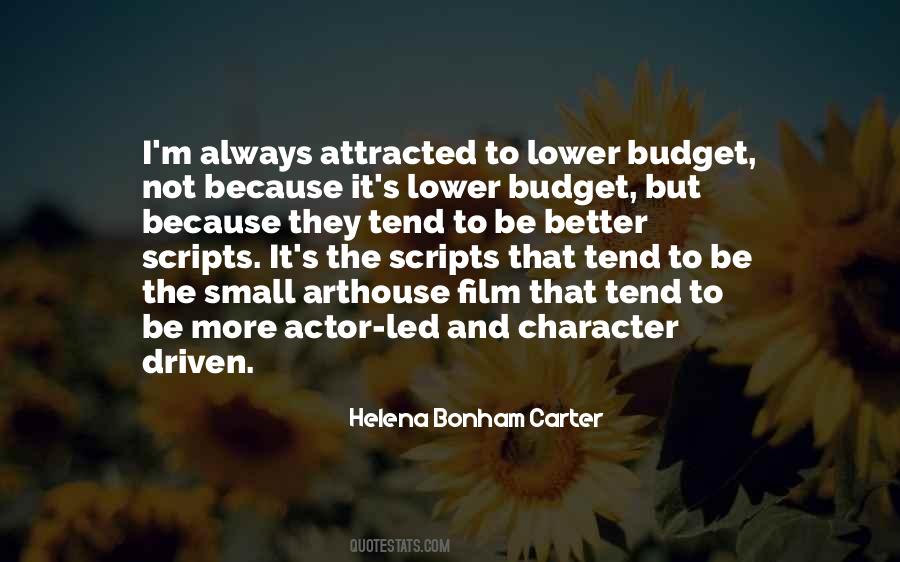 Character Driven Quotes #1518765
