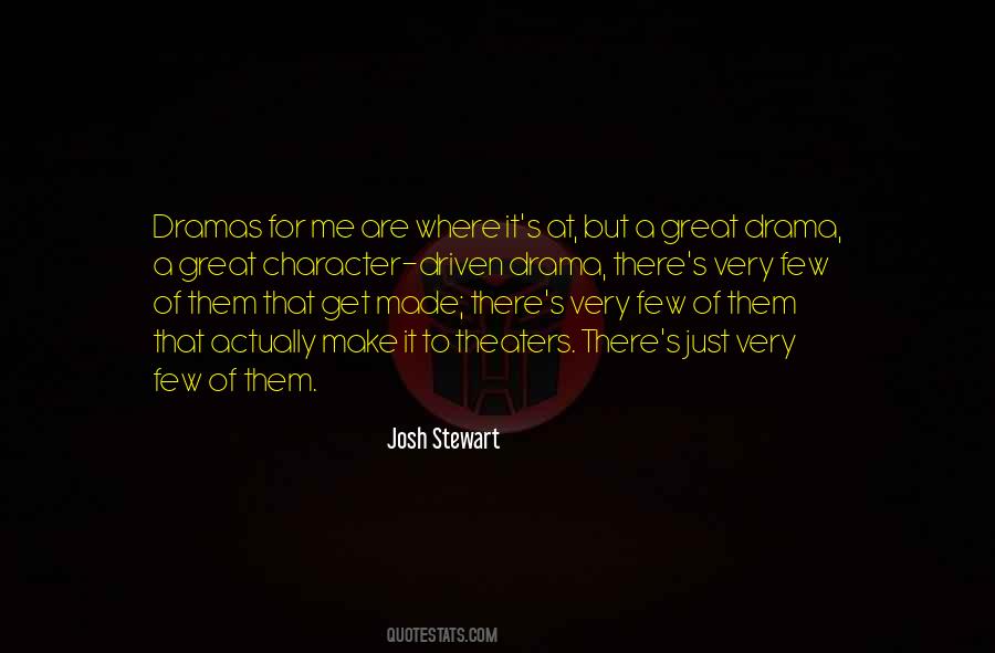 Character Driven Quotes #388726