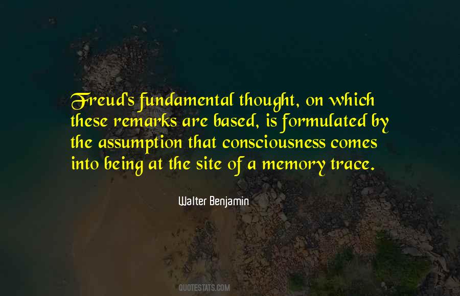 Memory Being Quotes #67644
