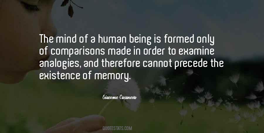 Memory Being Quotes #904853