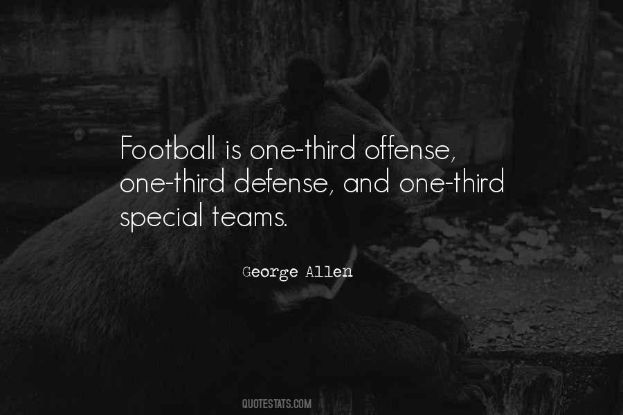 Defense Vs Offense Quotes #704961