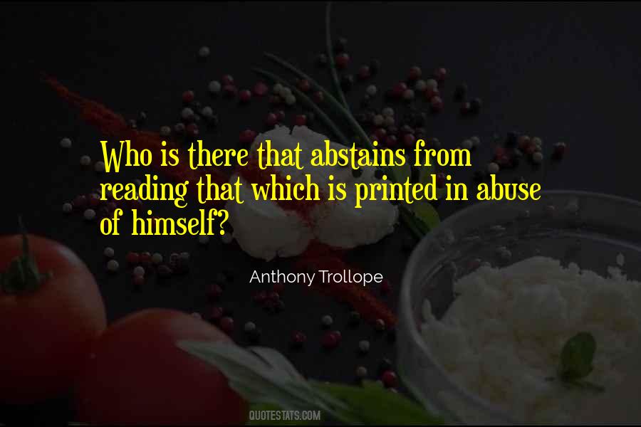 Abstains From Quotes #9758