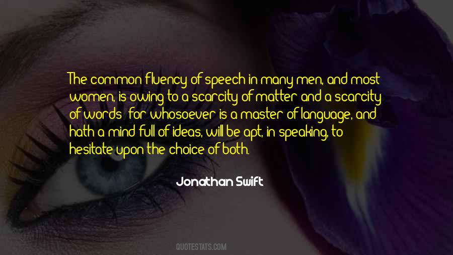 Language And Speech Quotes #1457549