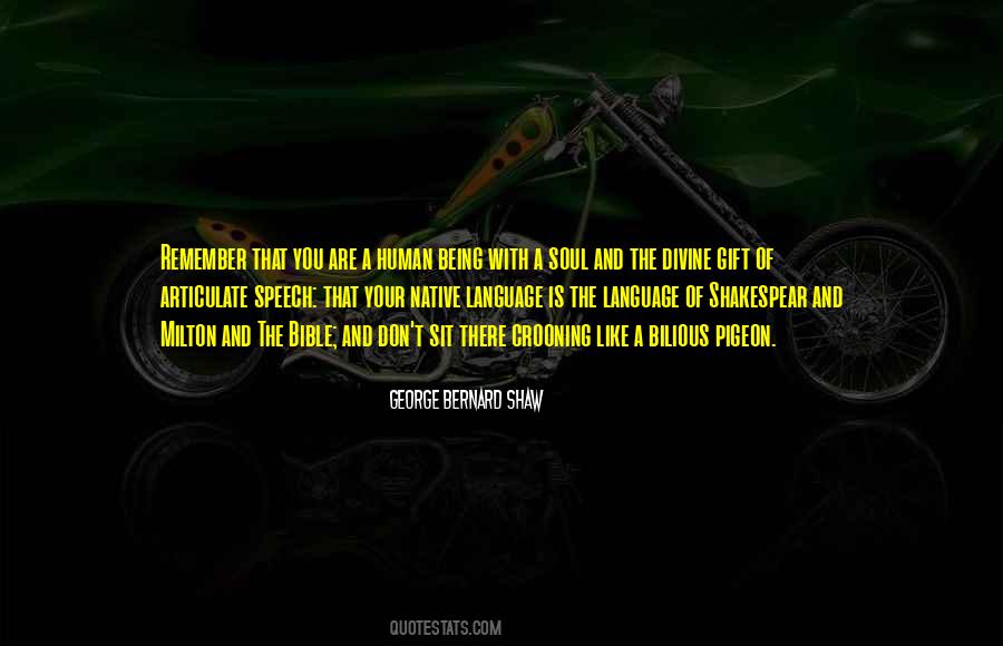 Language And Speech Quotes #1799107
