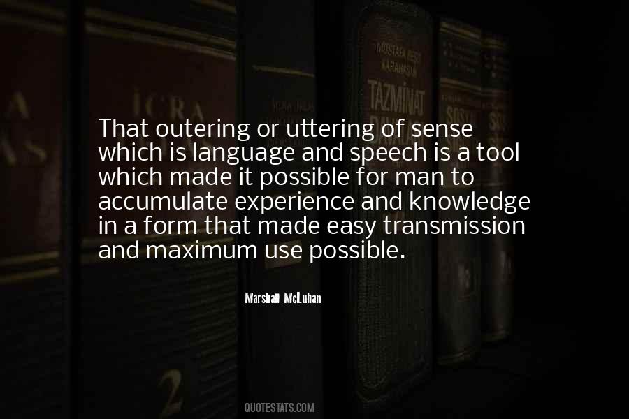 Language And Speech Quotes #1851304