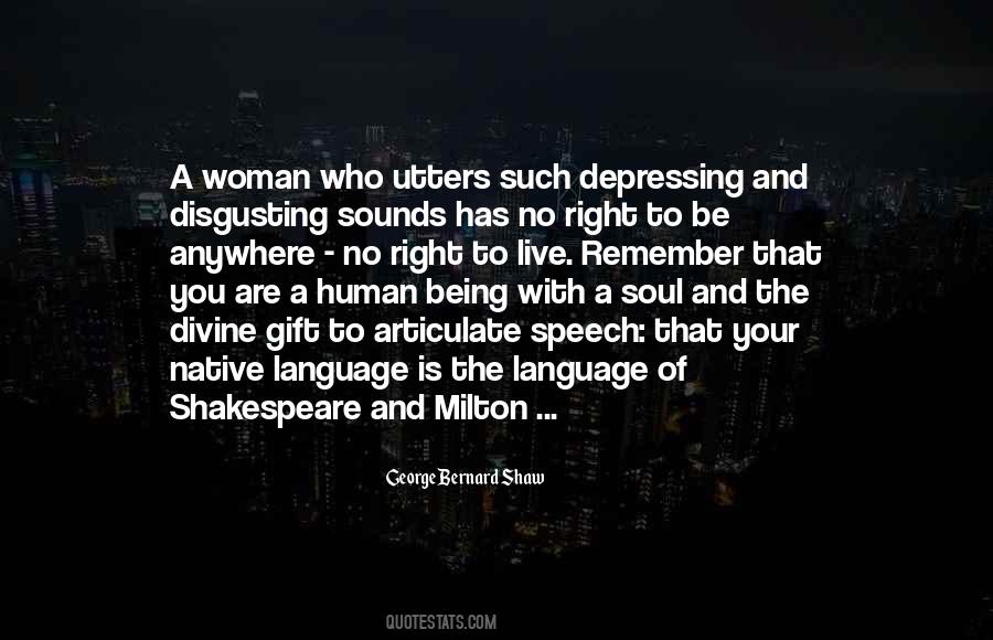Language And Speech Quotes #743820