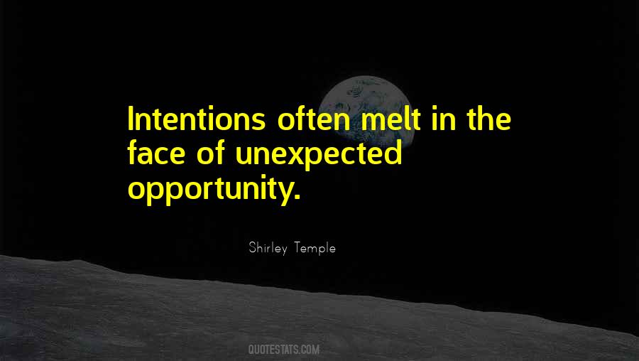 Unexpected Opportunity Quotes #1176325