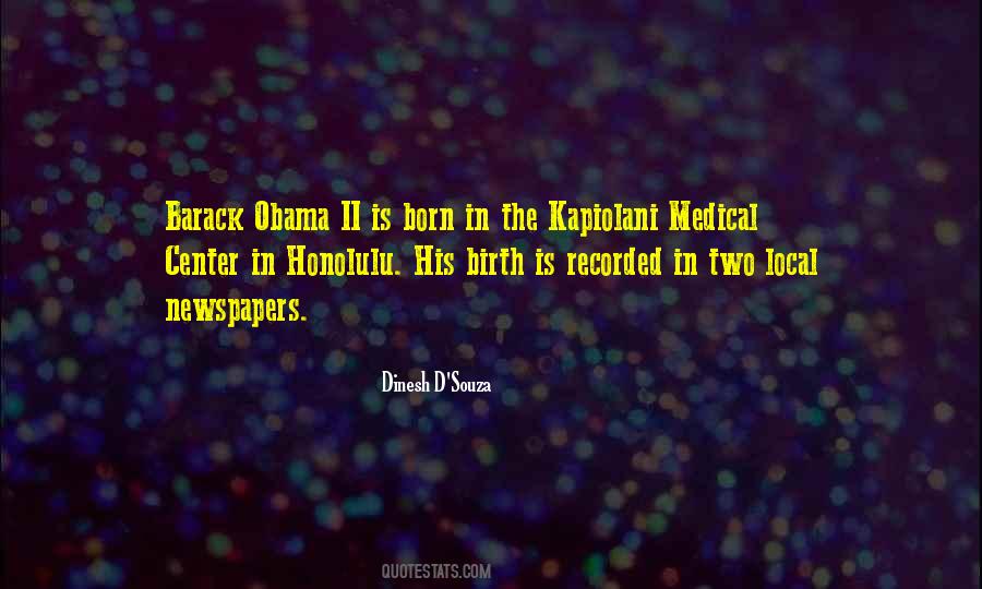 Kapiolani Medical Center Quotes #1682765