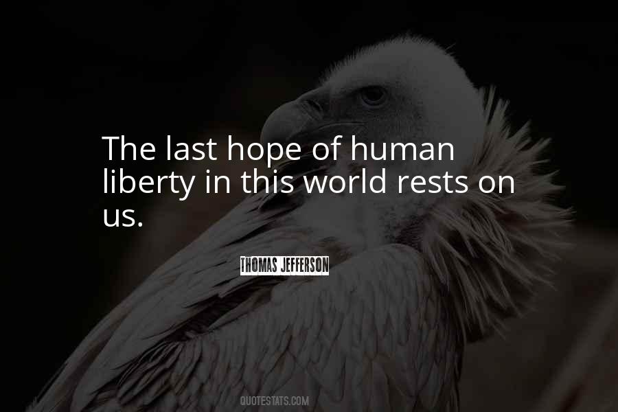 Human Liberty Quotes #1267633