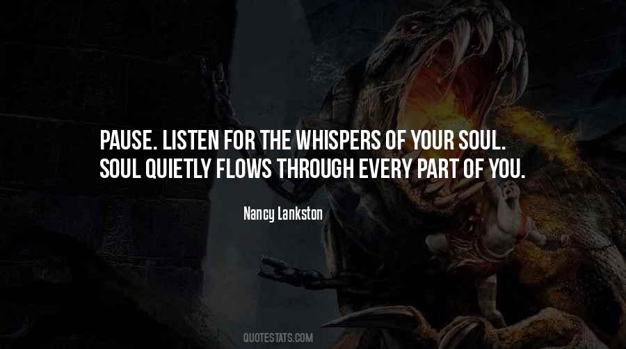 Soul Whispers Quotes #137736