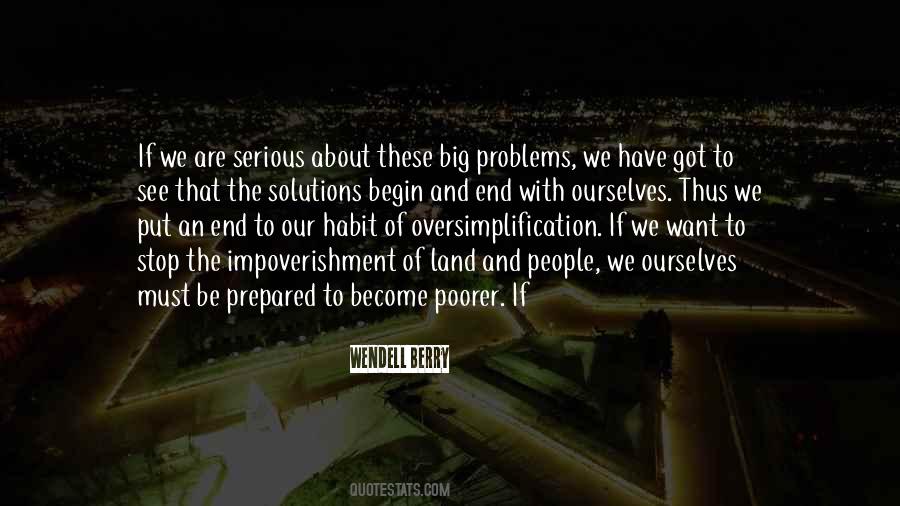 Quotes On Impoverishment #999634