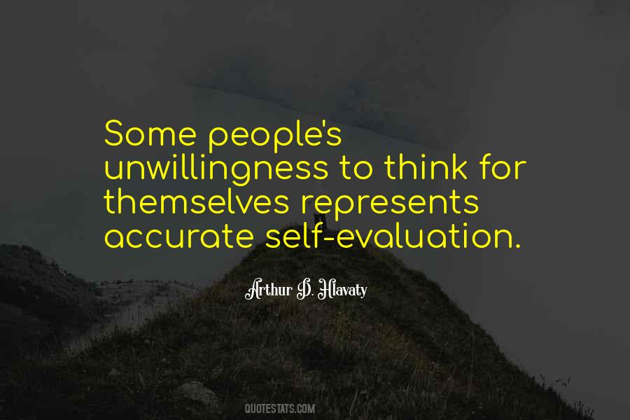 People Evaluation Quotes #529857