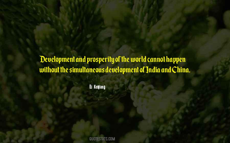 Quotes On India's Development #418847