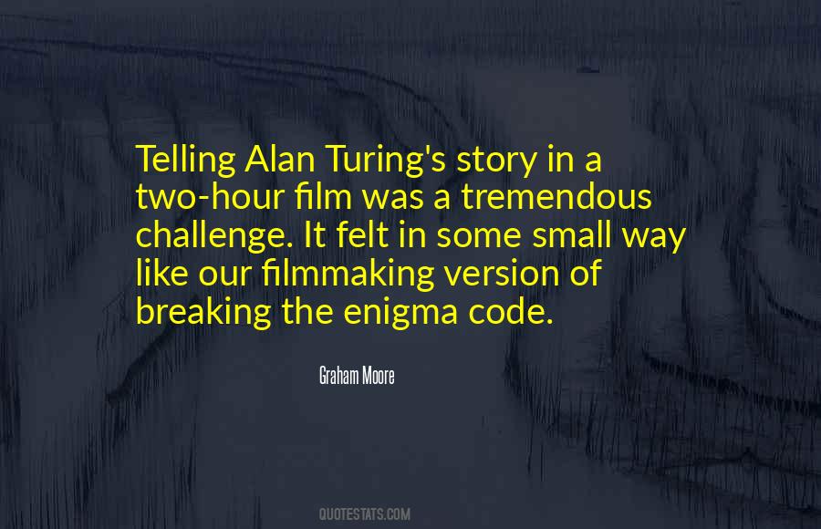Enigma Code Quotes #1094736